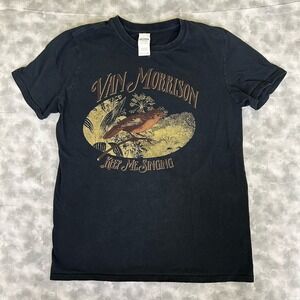 Van Morrison Keep Me Singing 2016 Tour Graphic T Shirt Black Small